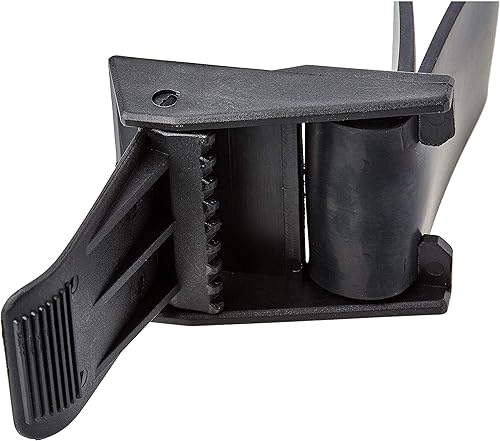 Miniatura 3 de Seac Cinturón de goma con hebilla de nailon, 51.2 in, negro