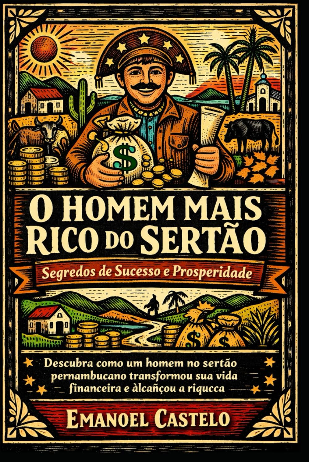 O Homem mais Rico do Sertão - Segredos: Descubra como um homem no sertão pernambucano transformou sua vida financeira e alcançou a riqueza