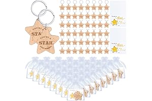 50 Sets Star Keychain Back to School
