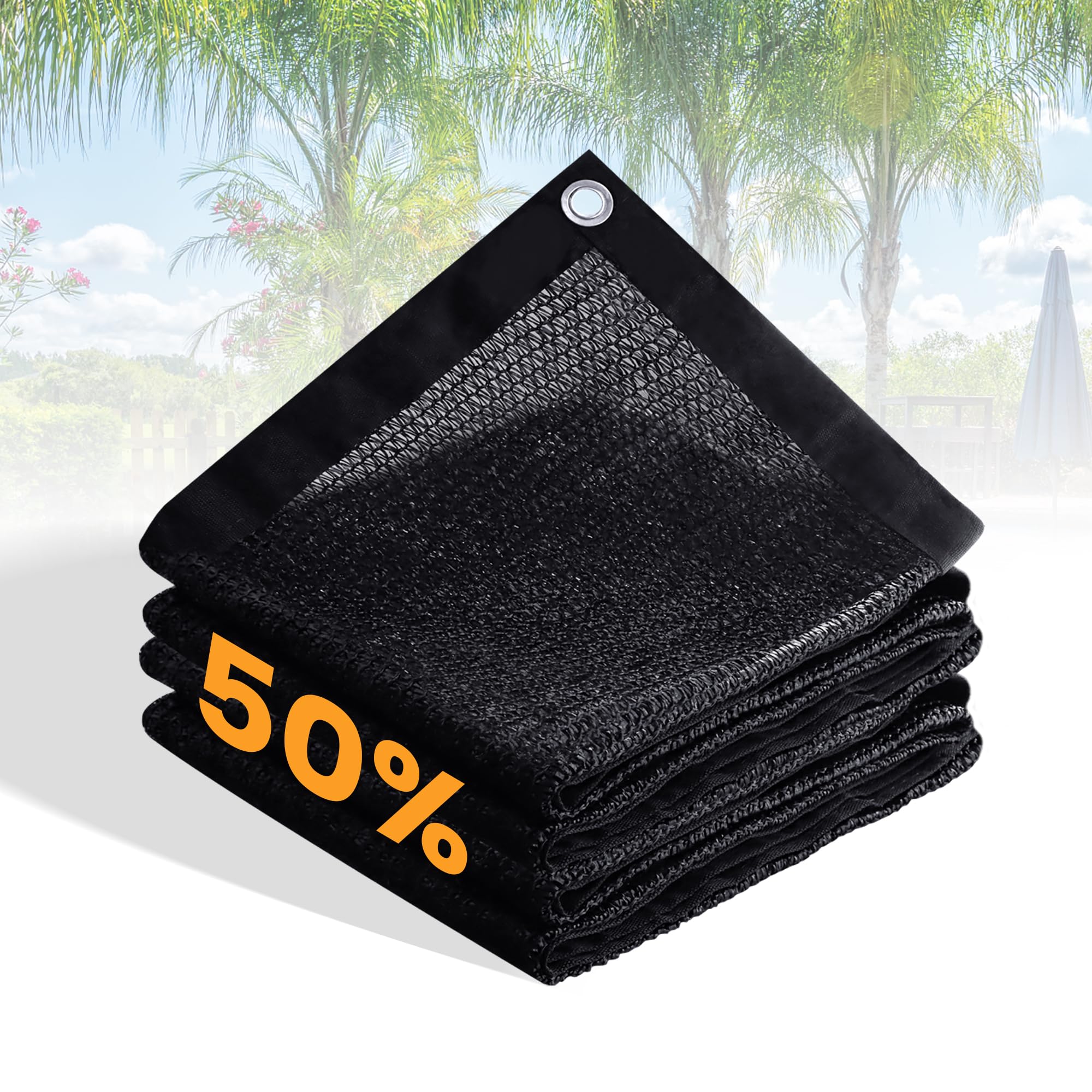 VICLLAX 50% Black Garden Shade Fabric