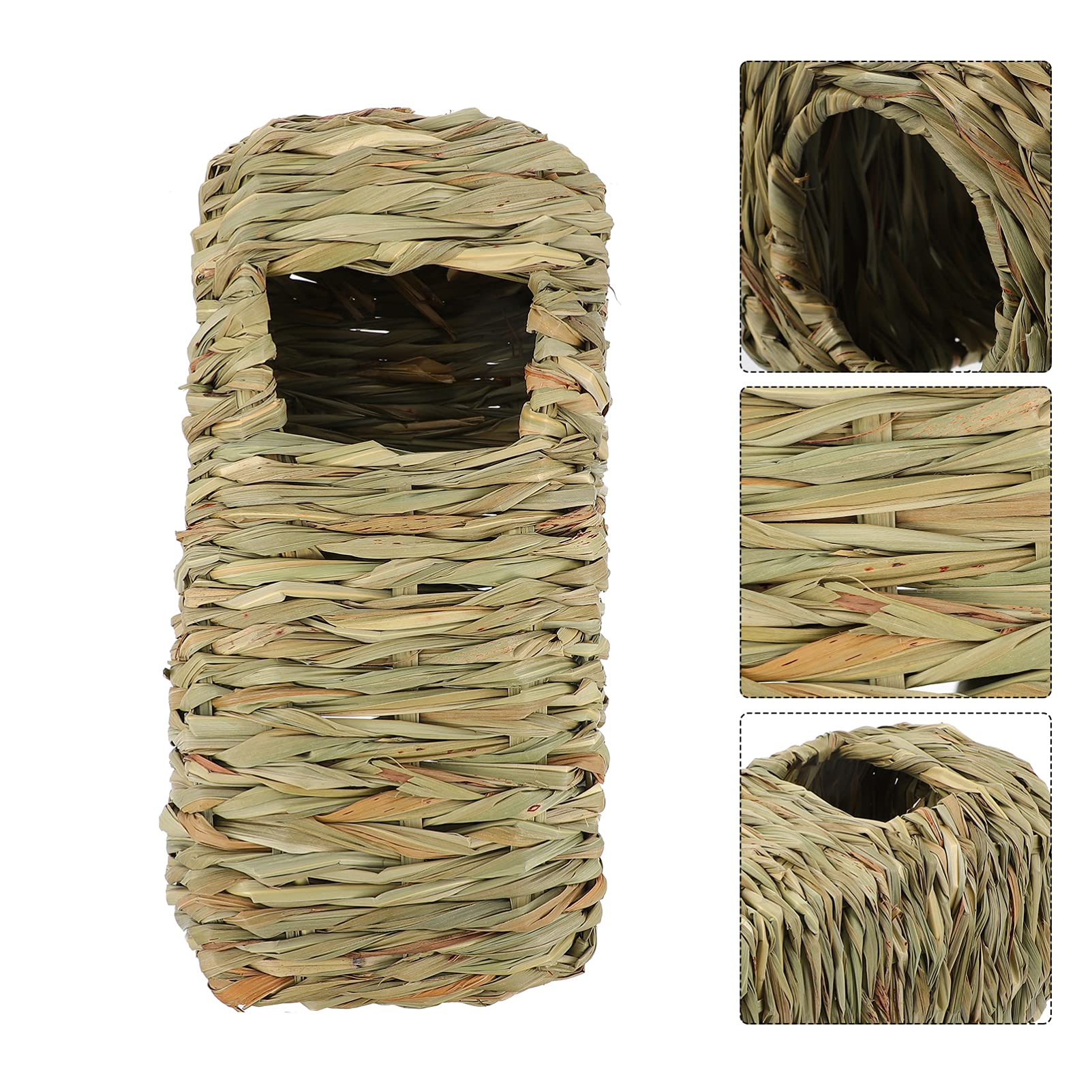 Happyyami 1pezzi Nido Per Criceti Intrecciata Tunnel Gioco Per Animali Domestici Comfort e Esercizio Per Criceti e Porcellini