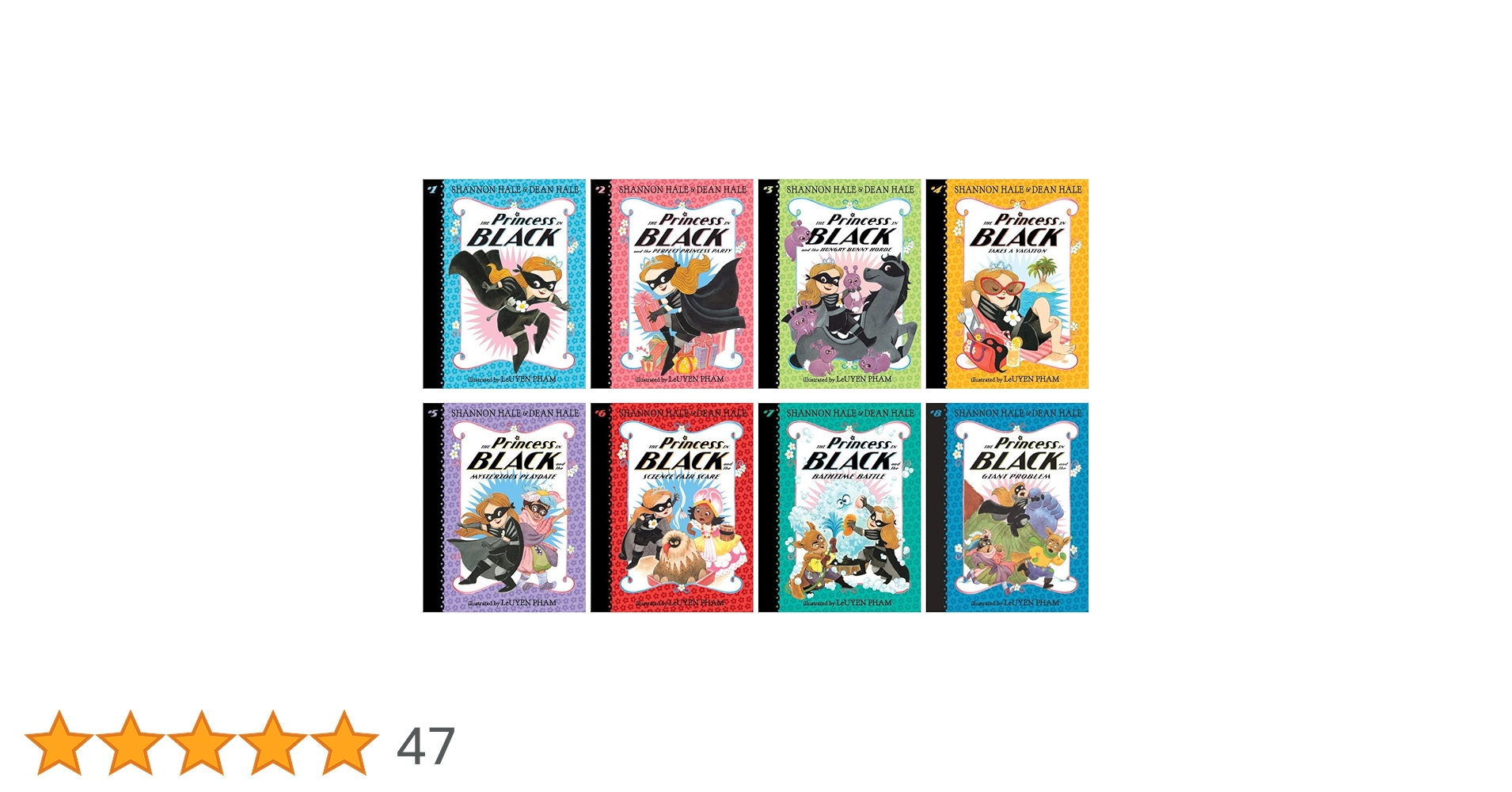 [新品。海外購入]9冊セット The Princess in black New Collection The Princess In Black 8 Books Series: Books