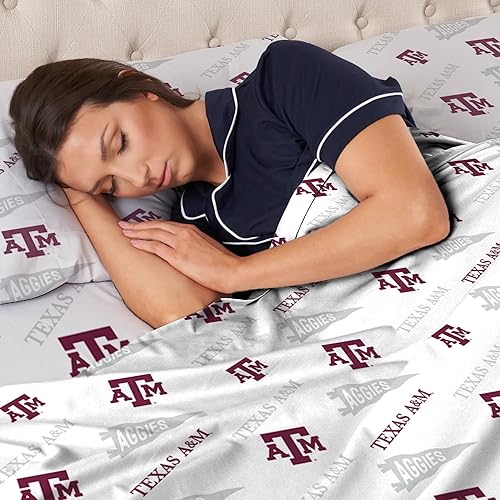 Miniatura 47 de Northwest NCAA Alabama Crimson Tide Juego de sábanas Queen Alabama Crimson Tide,Michigan Wolverines,Ohio State Buckeyes,Penn State Nittany