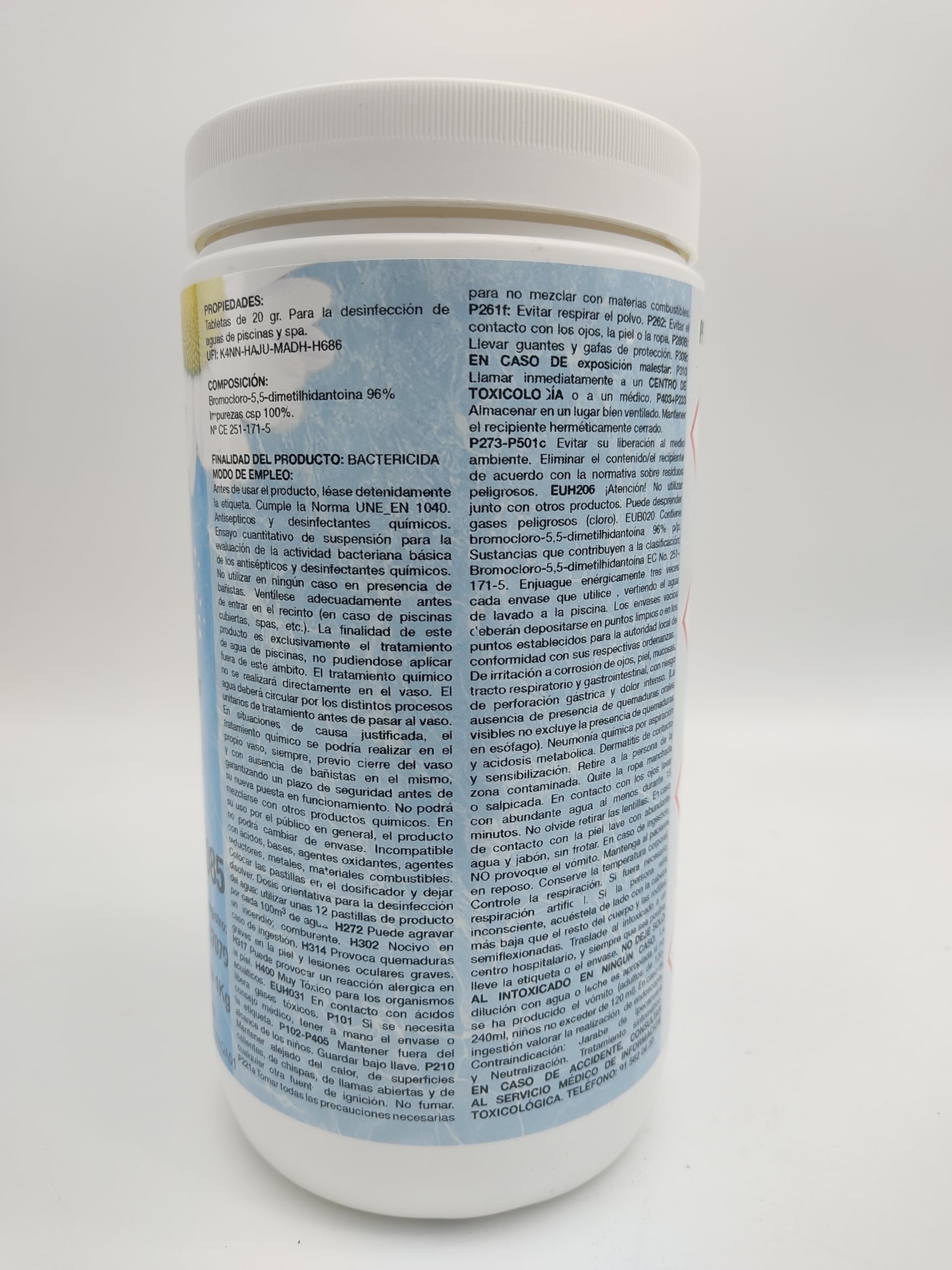 BROMYMB T20 Bromo Especial SPAS Pastillas 20 gr. Bote 1 kg