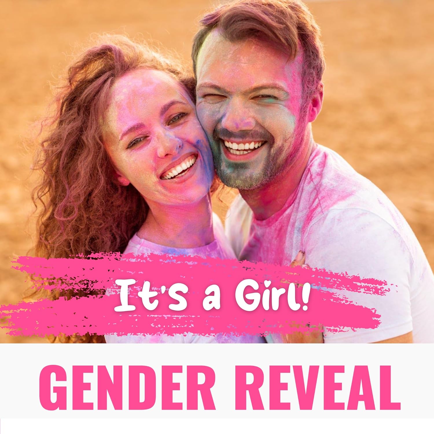 Color Blaze Holi Colored Powder - 5 lbs of Pink Powdered Color - for Fun Runs, Color Toss, Rangoli, Powder War, Backyard Party & Festivals - Pack of 1 Colorful Bag - 5 Pounds in Bulk - Pink - Image 2