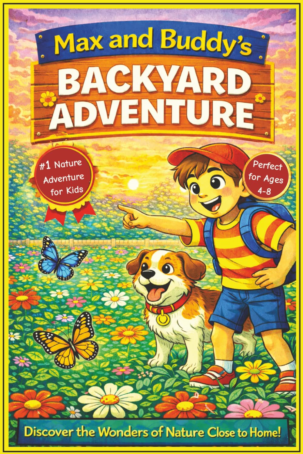 Max and Buddy’s Backyard Adventure: A Magical Nature Adventure for Kids Ages 4–8 | A Screen-Free Children’s Picture Book About Friendship, Curiosity, ... Your Own Backyard | 6x9 inches, 24 Pages ...
