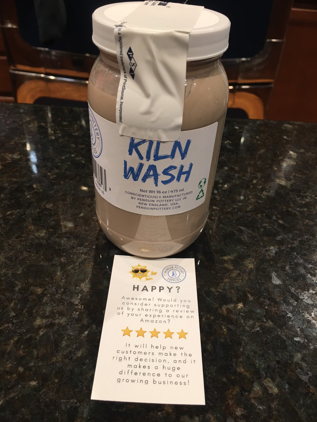 5/mo Finance Penguin Pottery 16 oz Liquid Kiln Wash Ready to Use No Need to Mix