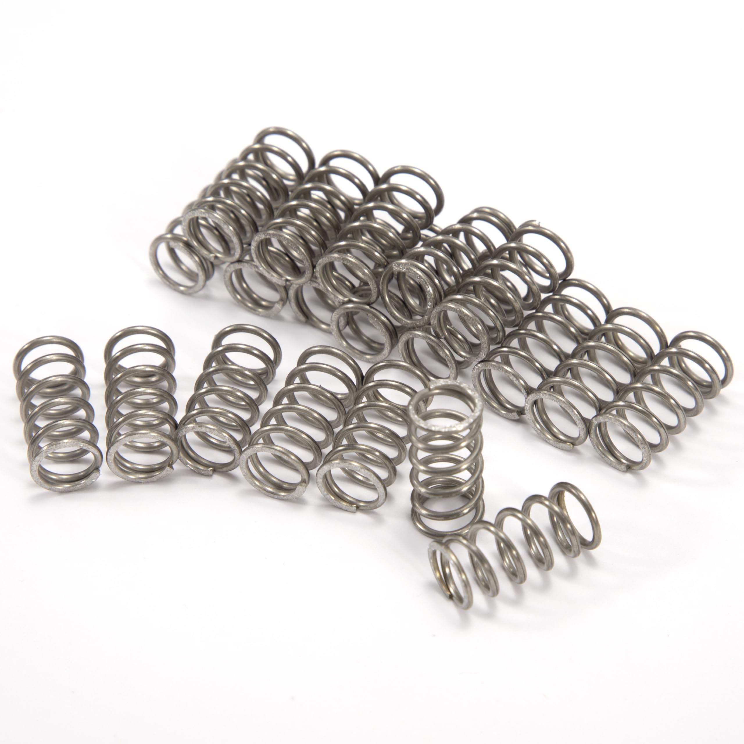 Ressorts à Compression 1.2mm X 10mm X 20mm - Lot De 20 Pièces, Acier, Noir