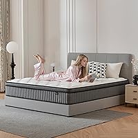 Vista 3 de King Size Mattress, 14 Inch Memory Foam Mattres in A Box for Comfort Sleep & Pain Relief, CertiPUR-US Certified King Mattresses Medium Firm
