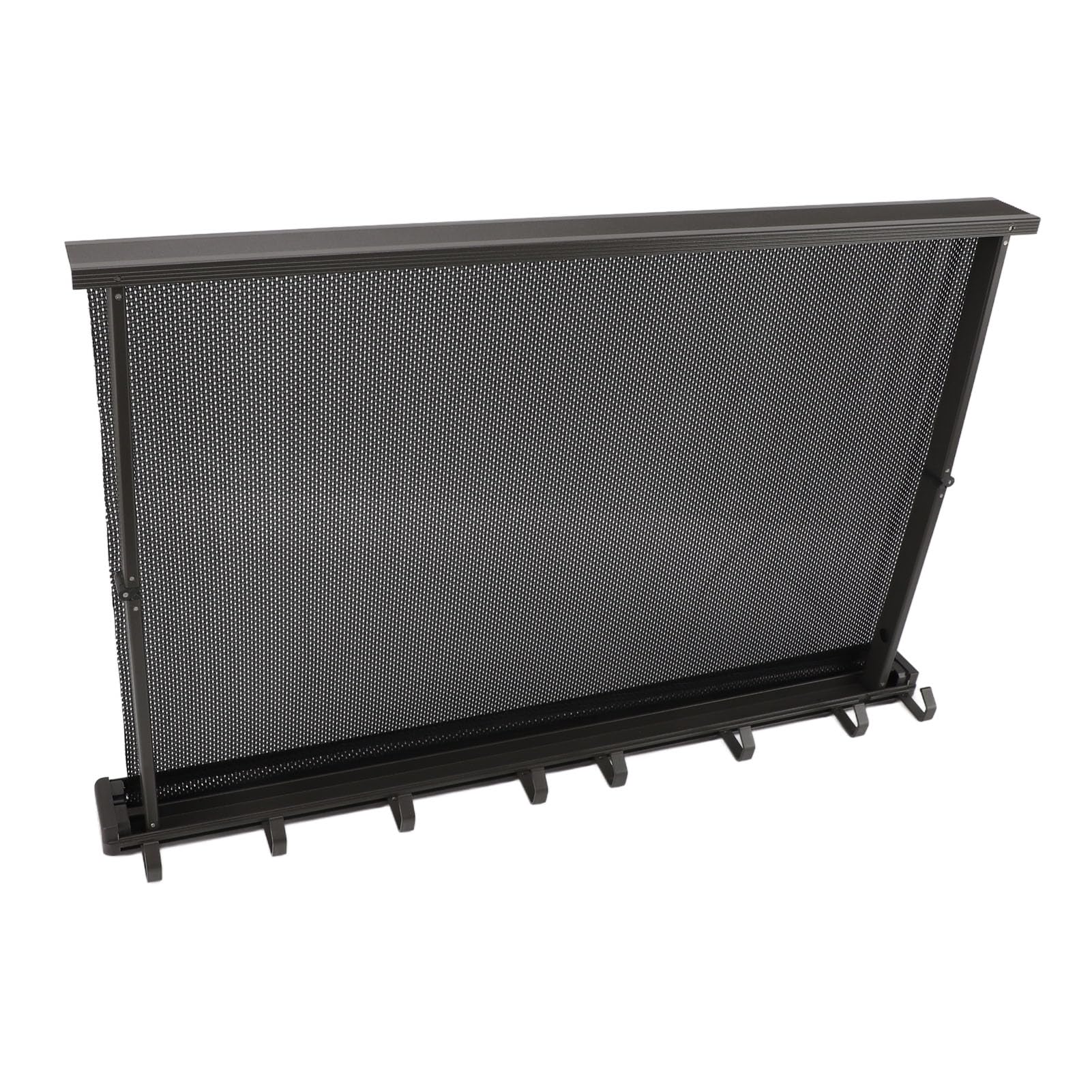 Ejoyous Balkonowa Suszarka do ubrań Montowana na ścianie, Aluminiowy Wysuwany Wieszak na Pranie 60 Cm, Składana Powierzchnia Siatkowa Swetry i Codzienne Pranie, do Okna Sypialni w łazience (GRAY)