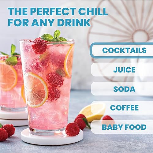 Miniatura 5 de Yoove Bandeja para cubitos de hielo con tapa y contenedor, paquete de 4 bandejas de silicona y plástico para cubitos de hielo para congelador, con