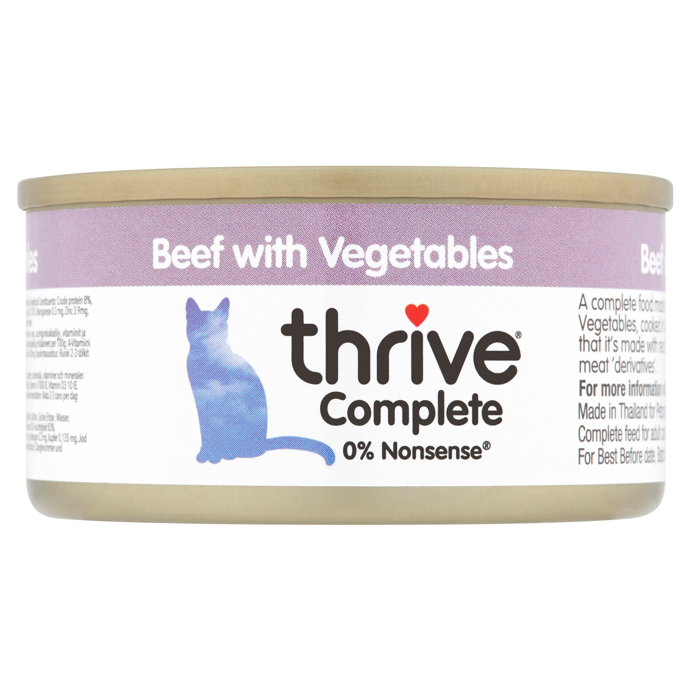 Thrive Beef With Vegetables Complete Wet Cat Food