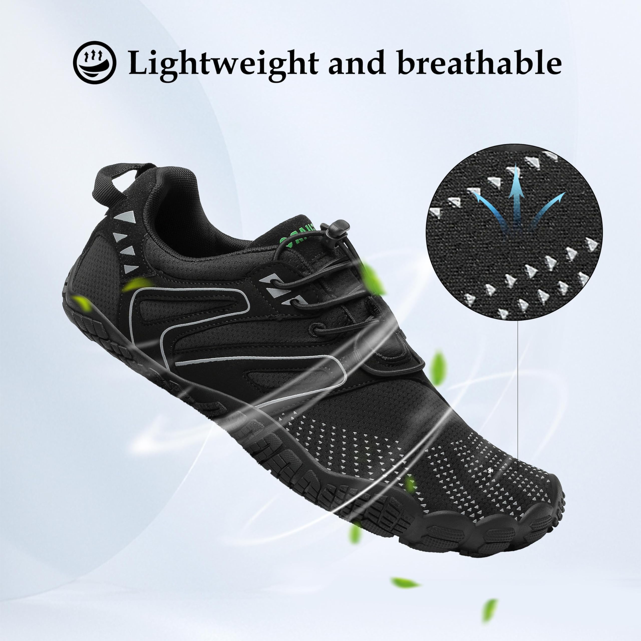 SAGUARO Scarpe Barefoot Minimaliste Uomo Scarpe da Trail Trekking Scarpette da Scoglio