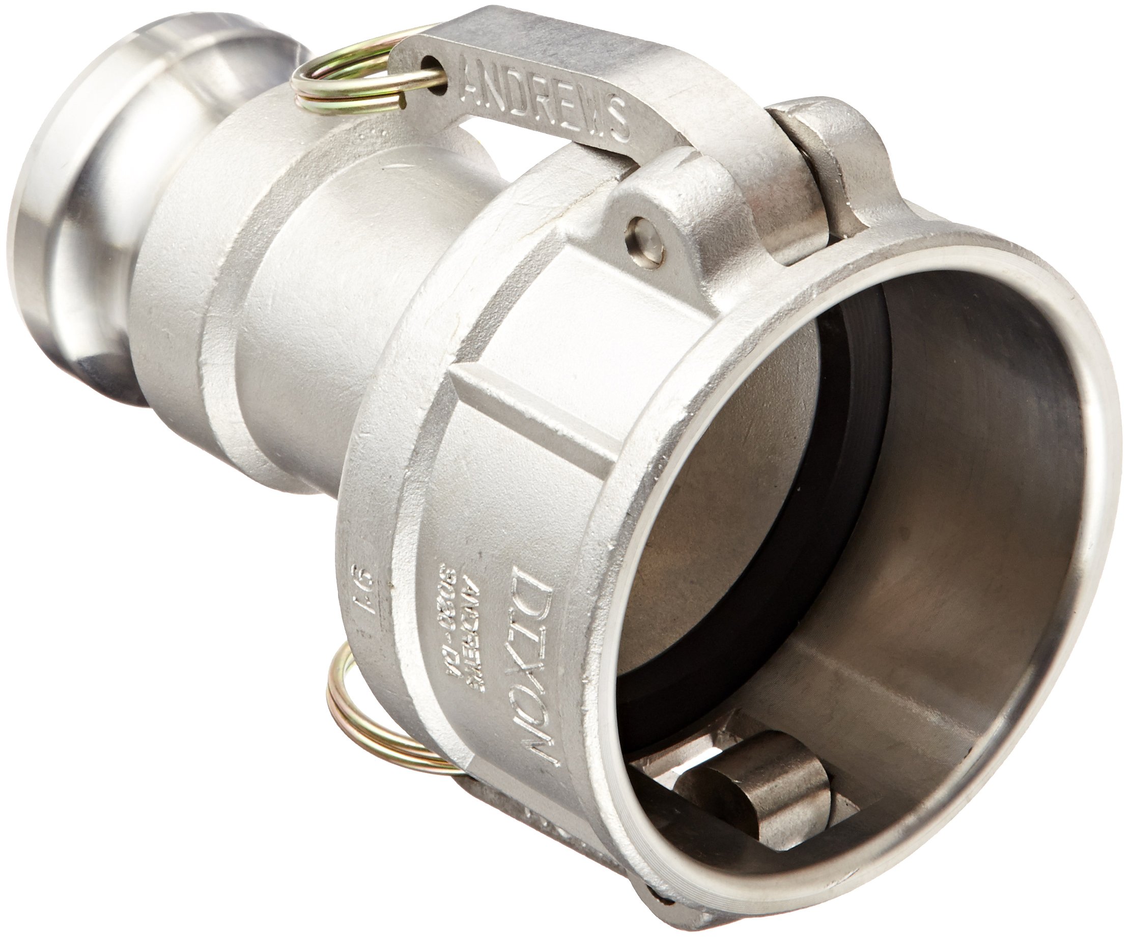 Dixon 3020-DA-SS Stainless Steel 316 Cam and Groove Reducing Hose Fitting, 3