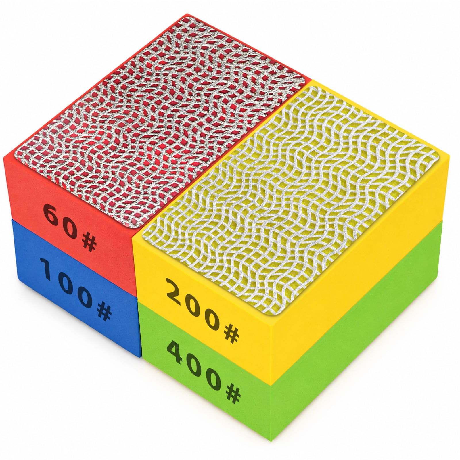 Diamond Sanding Blocks - Polishing Pads for Tile & Glass -13