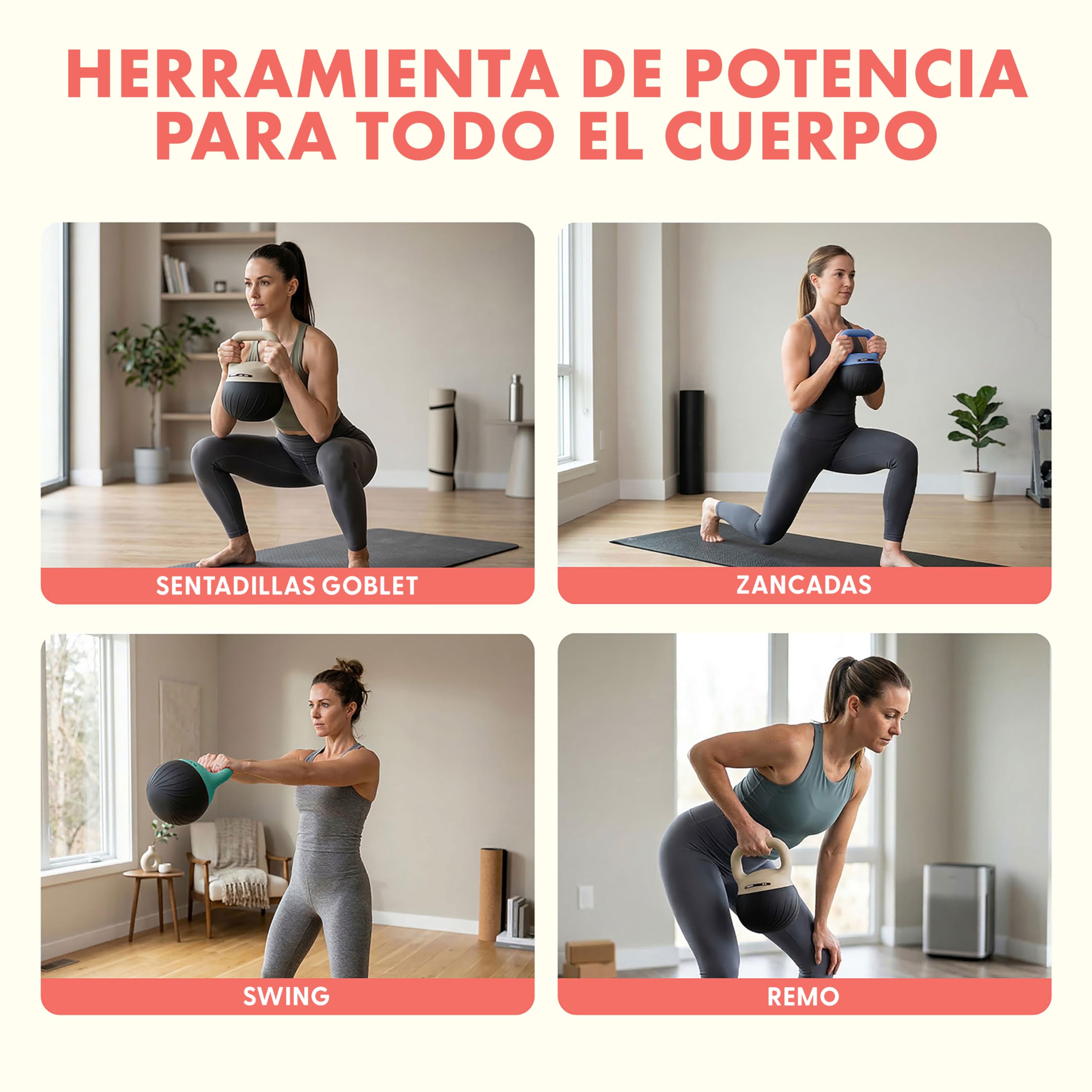 Squatz Set de Pesas Rusas, Kettlebells