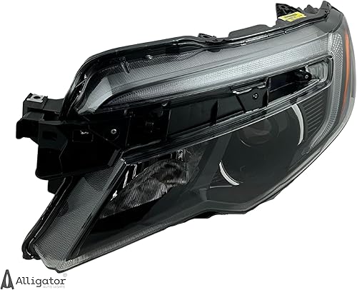 Miniatura 2 de Conjunto de faros delanteros compatible con Honda Pilot (2016-2018), Ridgeline (2017-2020) Faro halógeno certificado CAPA, izquierdalado del