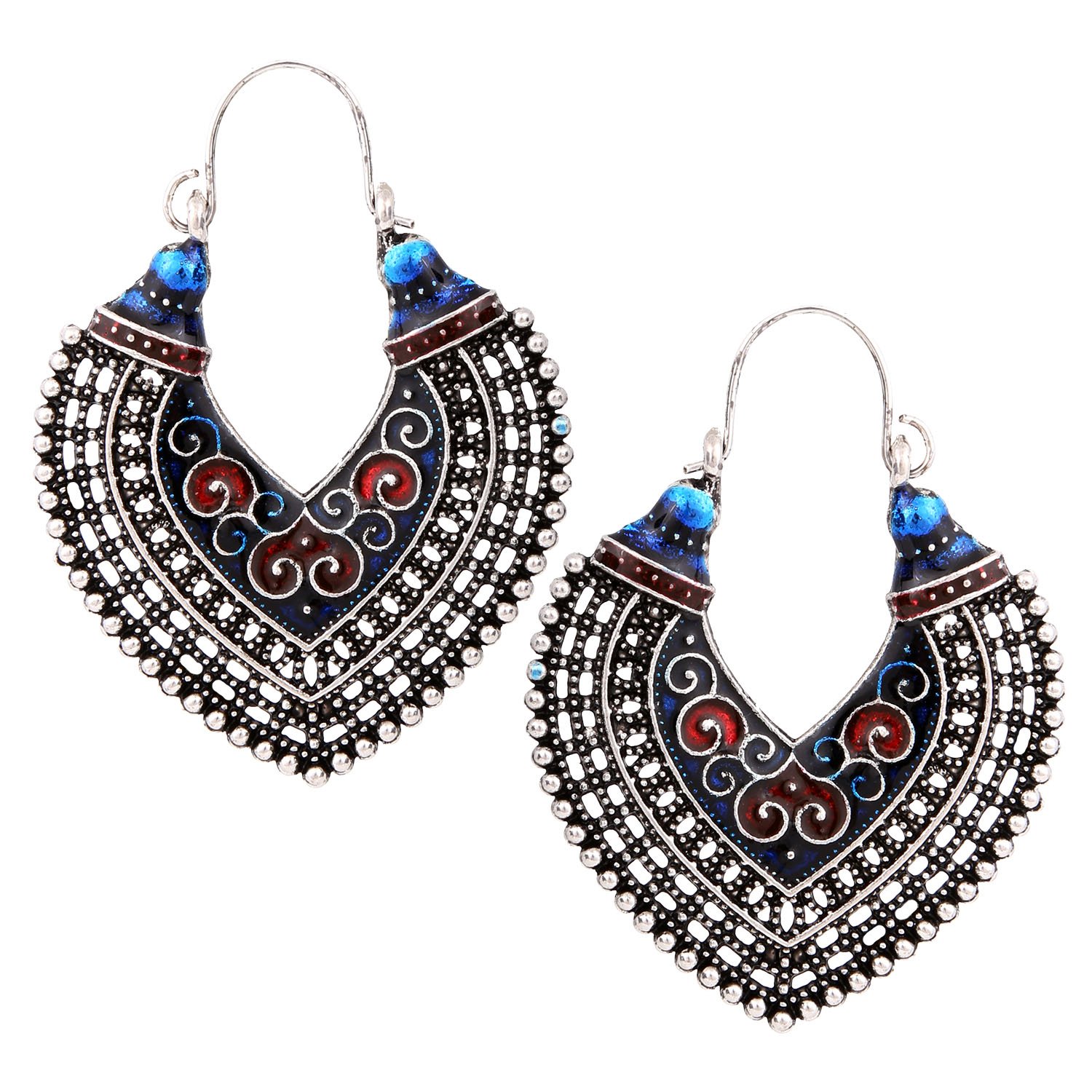 Castle Street Alloy Hoop Earring