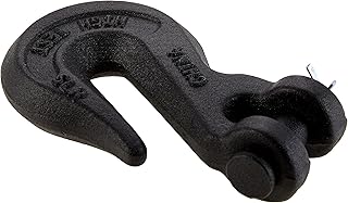 Indusco 47400061 Grade 40 Steel Clevis Grab Chain Hook, High Test, 3/8