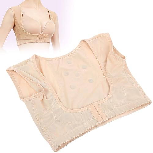 Miniatura 5 de Corrector de postura, soporte para el pecho, chaleco moldeador de espalda, enderezador de hombro, entrenador de apoyo vertical para mujeres y