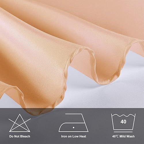 Miniatura 6 de Mantel de poliéster lavable de 60 x 120 pulgadas, resistente a las manchas y a las arrugas, mantel decorativo para mesa de comedor, fiestas de bufé