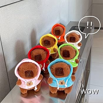 Amazon.co.jp: PINKLALA かわいいぬいぐるみパーカー カピバラ