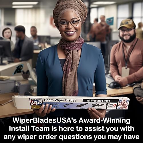 Miniatura 5 de Juego de 2 limpiaparabrisas dorado de 22 y 19 pulgadas (juego de 2) limpiaparabrisas de repuesto para automóvil, fácil de instalar y múltiples tipos