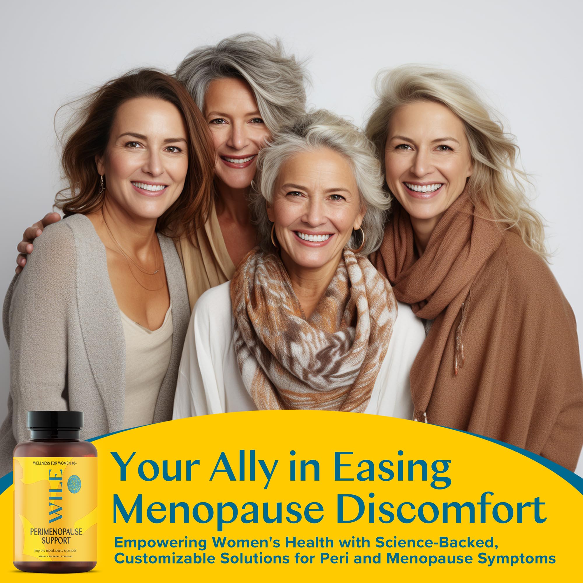 Menopause and Perimenopause Supplements for Women with Ashwagandha - Menopausal Symptoms Relief for Stress, Hot Flashes, Night Sweats - Healthy Sleep & Hormone Balance Support, Vegan, 30 Servings — Amazon image 5