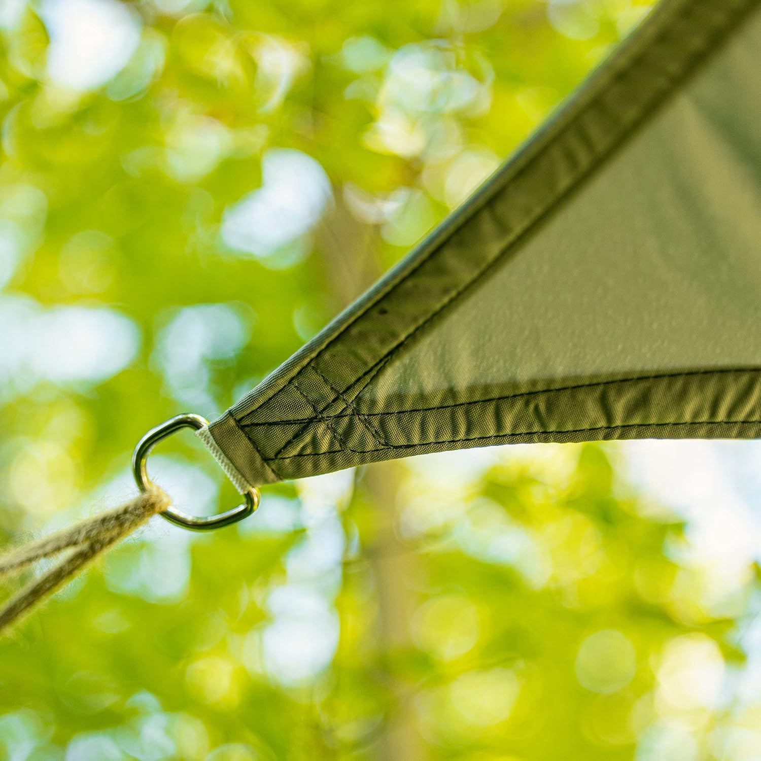 Lumaland Outdoor Sun Shade Sail with Fastening Ropes - Rectangle 12'x16' - UV Protection Sunshade for Patio Backyard Garden Outdoor Activities - Terracotta