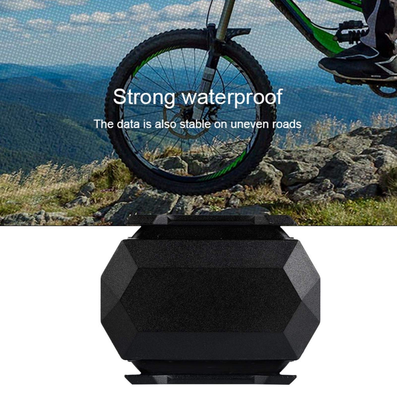 Rowerowy czujnik rytmu, Rowerowy czujnik rytmu, Wodoodporny licznik rowerowy Bezprzewodowy czujnik rytmu prędkości Bluetooth Zestaw akcesorium rowerowe