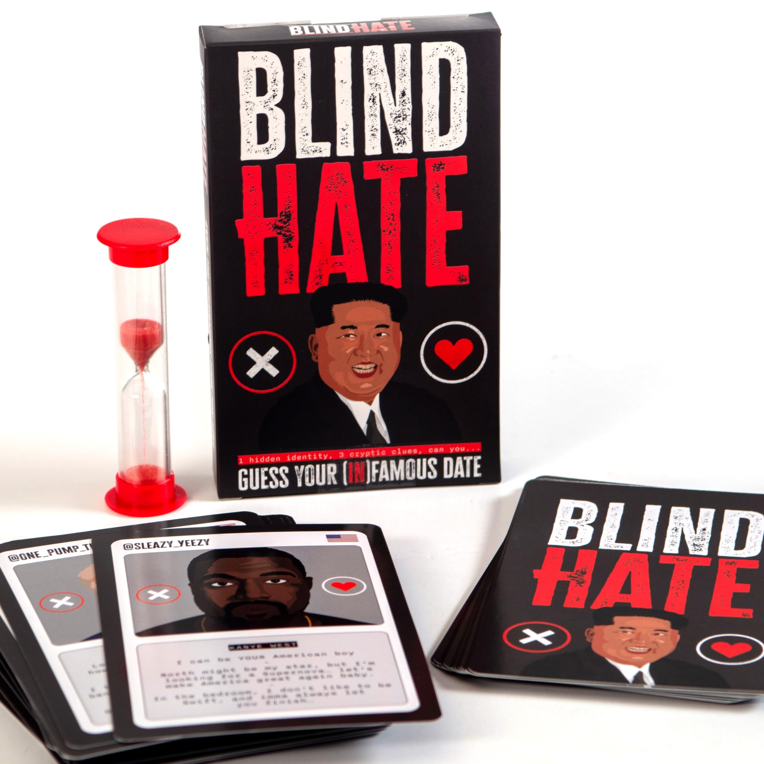 Boxer Gifts Blind Hate Tinder Game - Funny Card Games For Adults