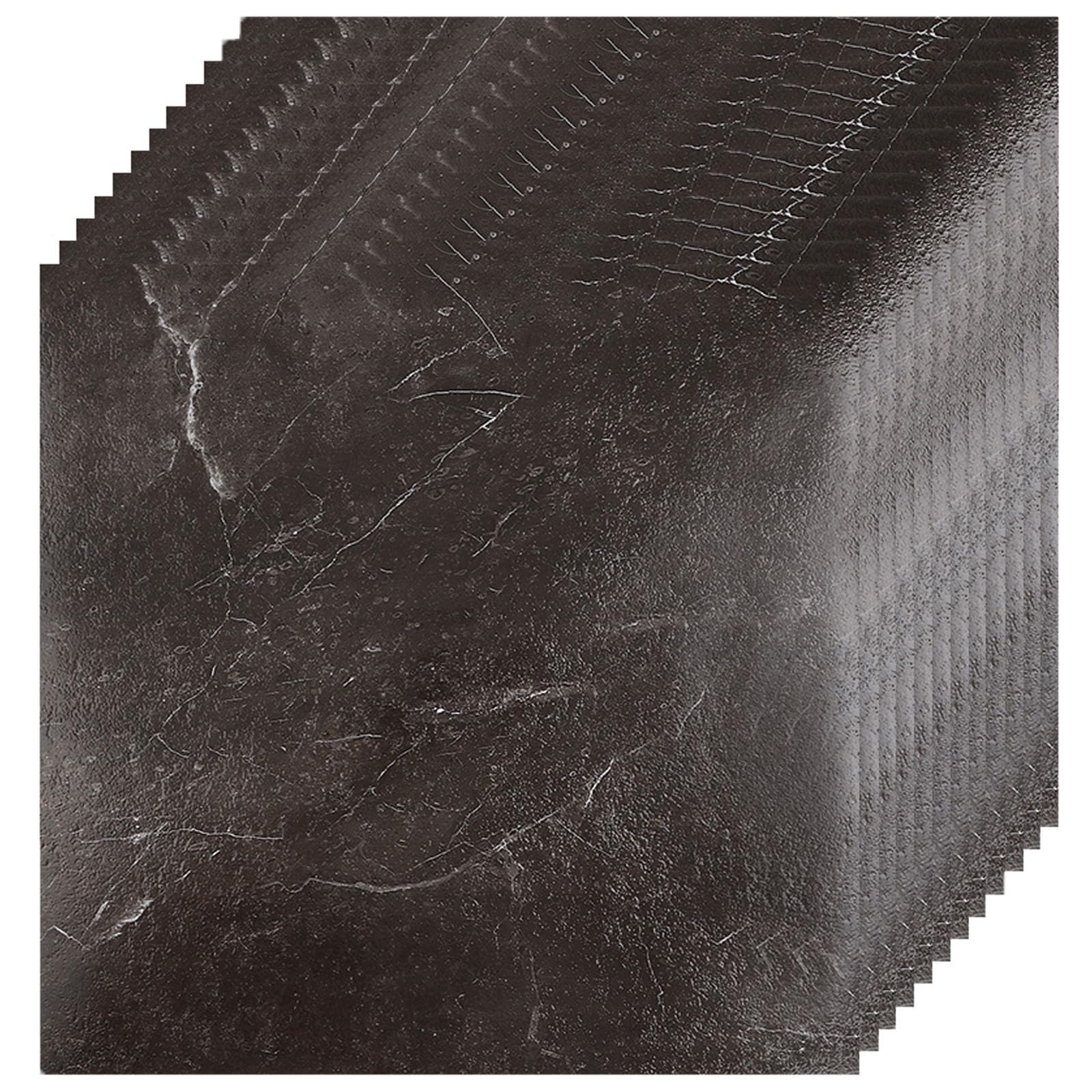 40Pcs Self Adhesive Floor Tiles, Peel and Stick Marble Effect Vinyl Floor Tiles, Waterproof Vinyl Flooring Stick-On Tiles for Bathroom Kitchen Living Room, 30x 30cm