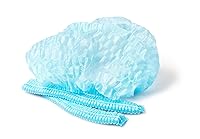 Vista 8 de Red para el cabello, redes plisadas desechables Negro, 100 unidades Redes de pelo para servicio de alimentos, uso médico, redes para el cabello