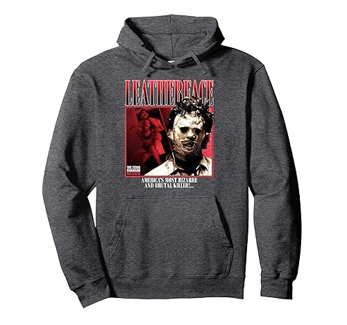 The Texas Chainsaw Massacre Leatherface 90's Style Horror Pullover Hoodie