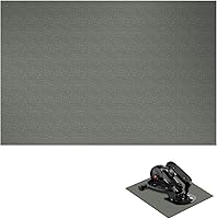 Wiojtry Non-Slip Mat for Under Desk Elliptical & Mini Exercise Bikes - Floor Protector for Seniors Home Workouts