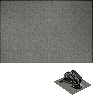 Wiojtry Non-Slip Mat for Under Desk Elliptical and Portable Floor Bike, Elliptical Machine for Seniors Home Sports Mat and Mini Elliptical Exercise Bikes