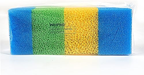 Miniatura 8 de Filtro interno para tanque de peces con filtración de esponja bioquímica de 3 etapas, bomba de filtro sumergible de flujo de agua ajustable de 10 W