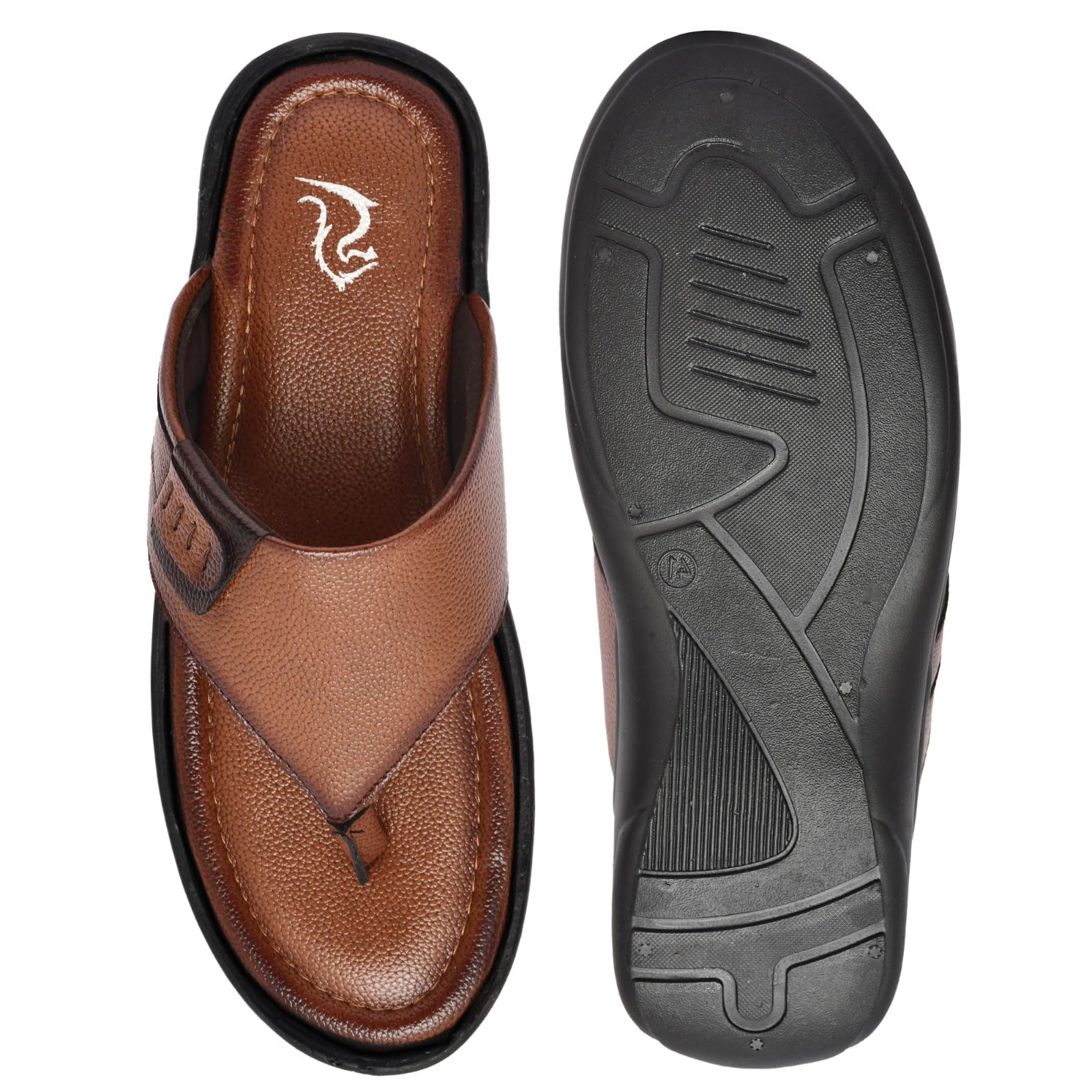 QARA FOOTWEARS Designer Casual Thong Mens chappals Fashion Flip Flops Slide (Brown, UK Footwear Size System, Adult, Men, Numeric, Medium, 13) (B0DHLG38X8) Amazon Price History, Amazon Price Tracker