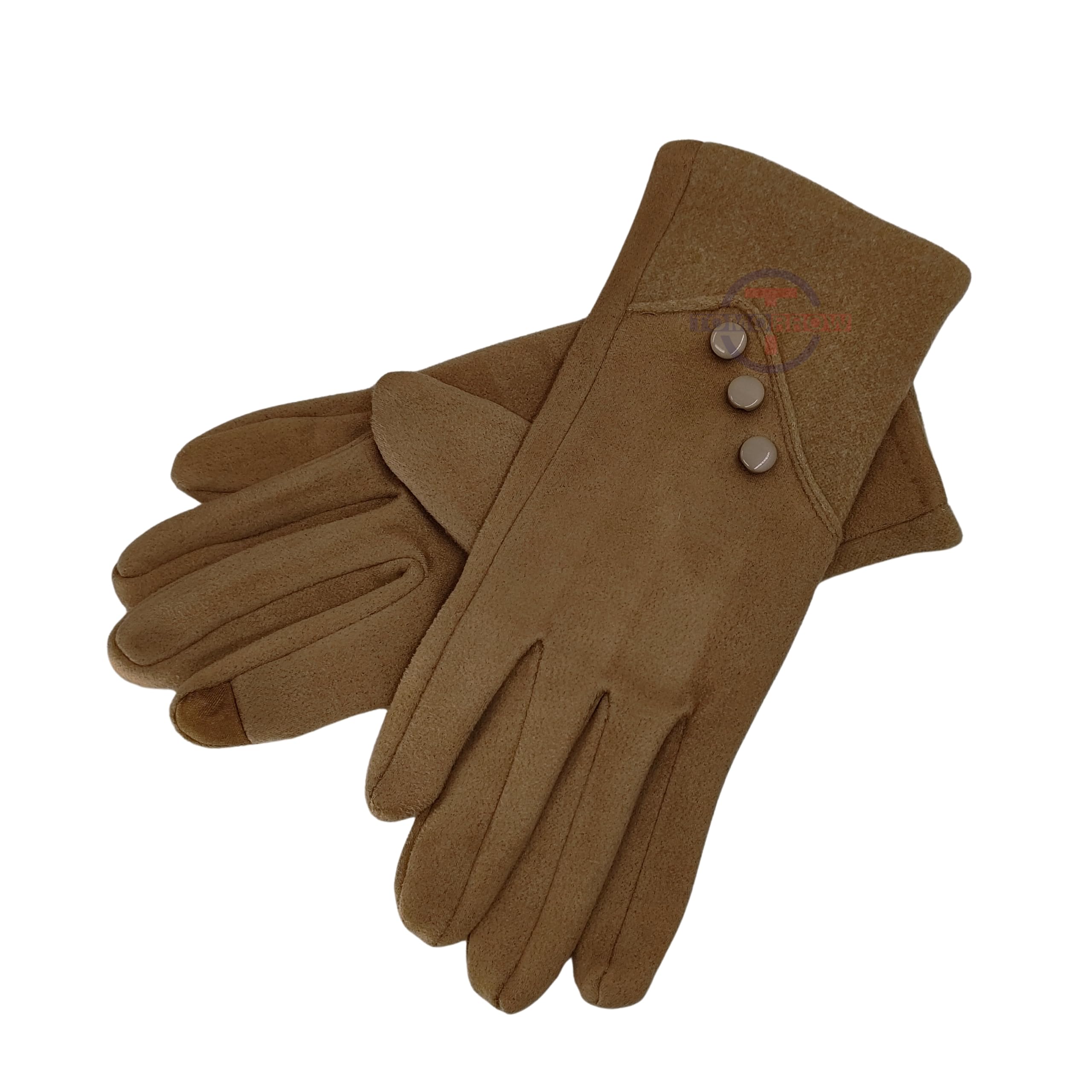 Tomorrow Women Cute design Plush Fur Cuff Winter Gloves Warm Windproof Cold Resistant Warm Velvet Inside Touch Screen Gloves For Girls-image-49