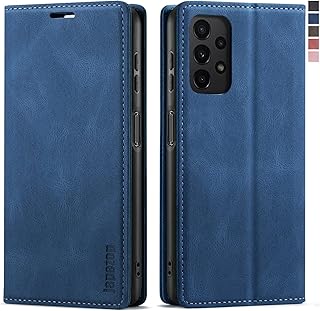 Samsung Galaxy A23 5G Case,Samsung Galaxy A23 5G Wallet Case with Card Holder [RFID Blocking] Kickstand Magnetic,Leather Flip Case Wallet for Samsung Galaxy A23 5G 6.6 Inch (Blue)