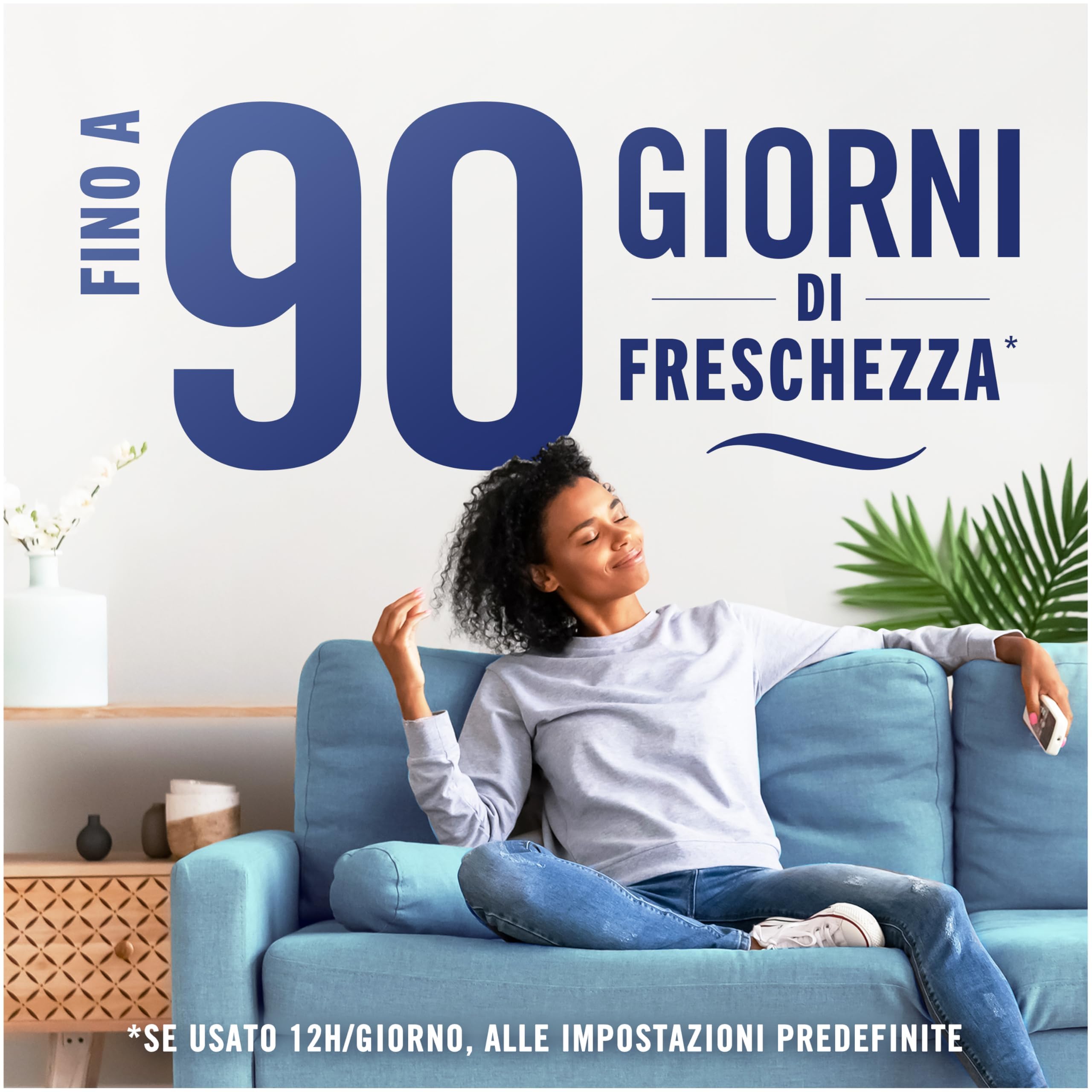 Ambi Pur 3Volution Profumatore per Ambienti, Diffusore Elettrico e 2 Ricariche, Fragranza Lenor Risveglio Primaverile, tecnologia Elimina Odori, Fino a 90 Giorni di Profumo per Ricarica