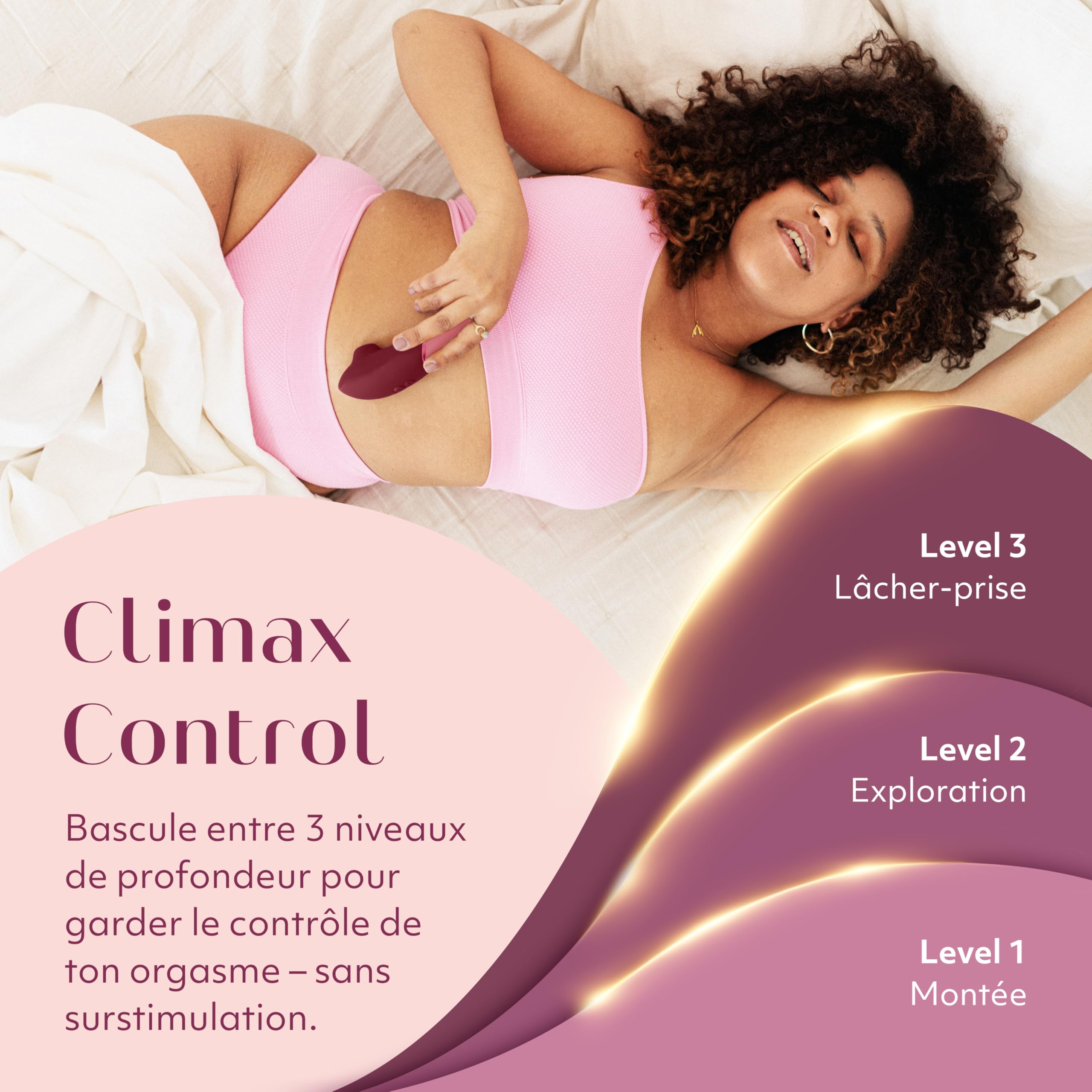 Womanizer Next Stimulateur Clitoridien à succion 3D Pleasure Air | Sex Toy Aspirant Femme | Suceur de clitoris 14 Niveaux de Puissance | Étanche & Rechargeable | Bordeaux