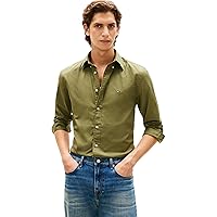 Tommy Hilfiger Camicia Uomo Flex Popeline Solid RF Mw0Mw37550