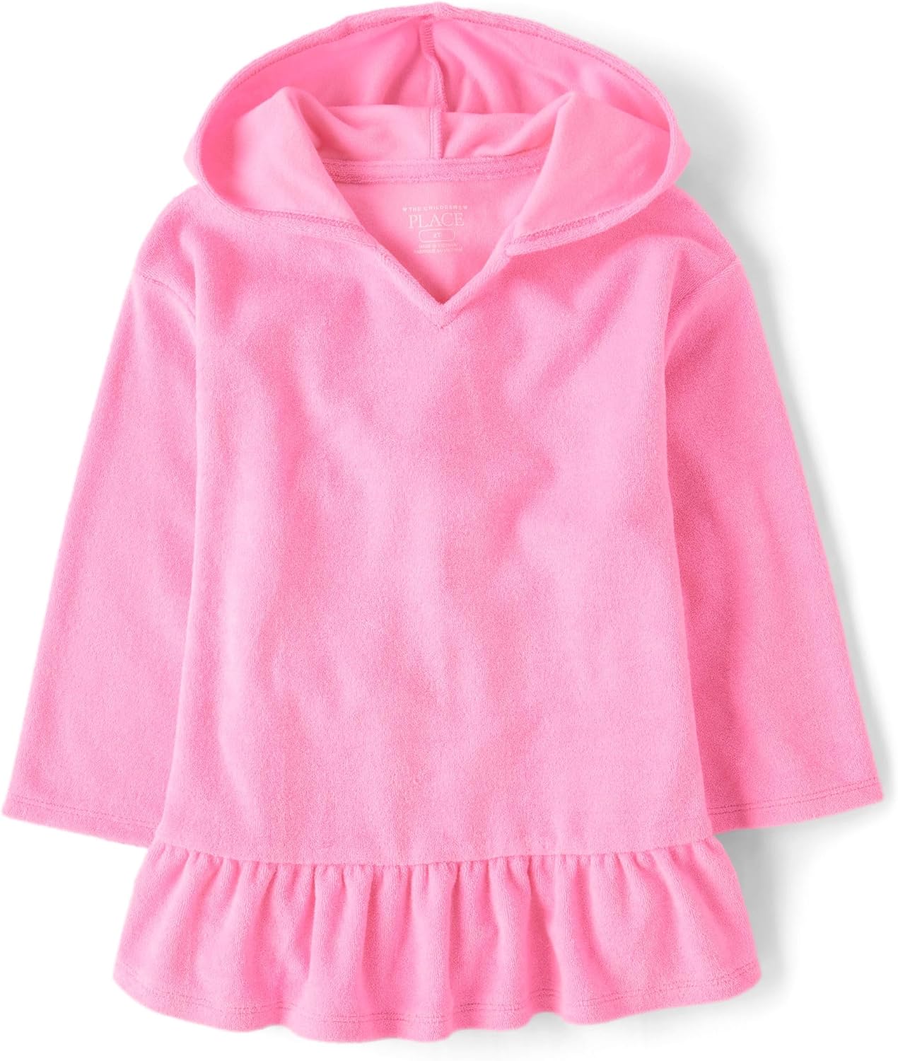 The Children's Place Baby Girls' and Toddler Hooded Swim Coverup
