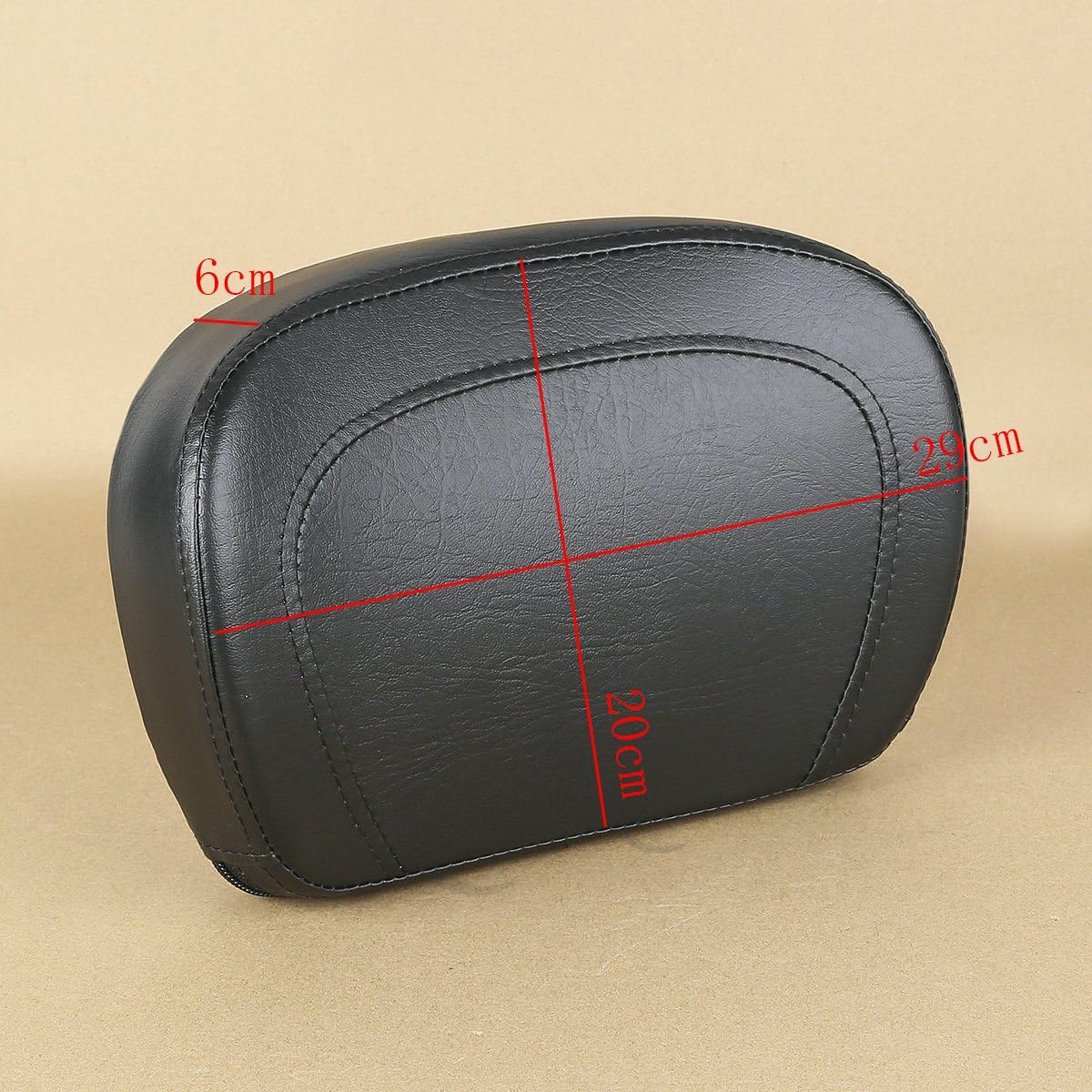 XFMT Sissy Bar Backrest Pad W/Bracket For Harley Touring Road King Street Glide 1997-2025