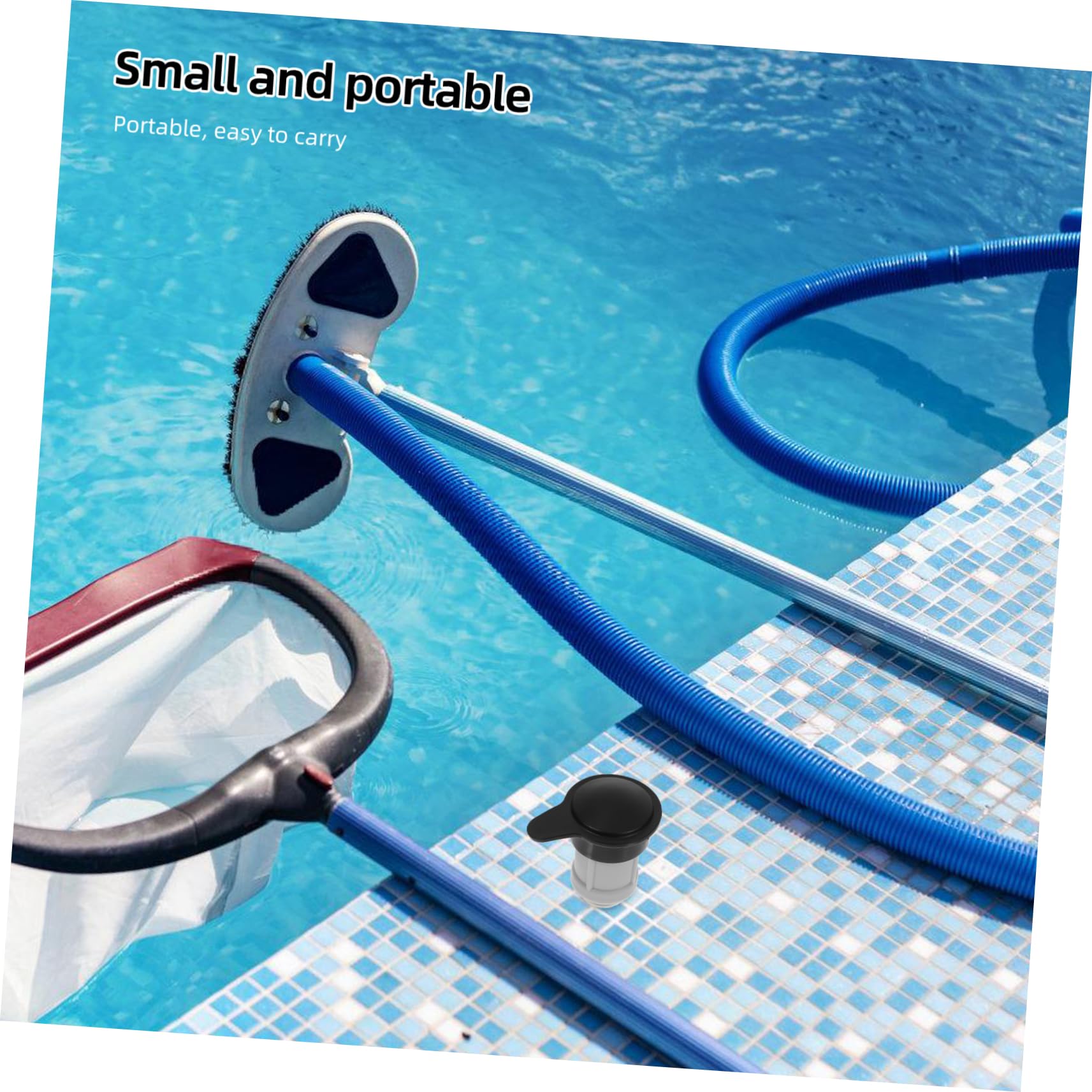 Abaodam 5 Stück Pool Luftventil Ersatz mit Kappe Hochleistungs Luftventil für Oberirdische Pools Kompatibel für Verbesserte Luftzirkulation Wasserfluss Installieren Optimiert für Effektive