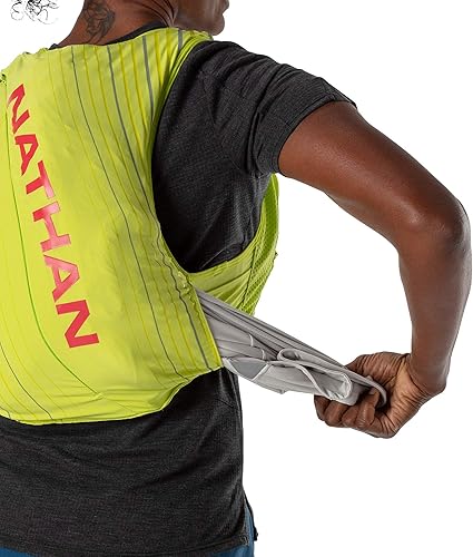 Miniatura 7 de Nathan Chaleco unisex Pinnacle Race con paquete de hidratación de 12 litros, chaleco para correr con vejiga de agua, chaleco de hidratación para