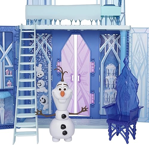 Miniatura 6 de Disney Frozen 2 Elsa's Fold and Go Ice Palace, Castle Playset, juguete para niños a partir de 3 años
