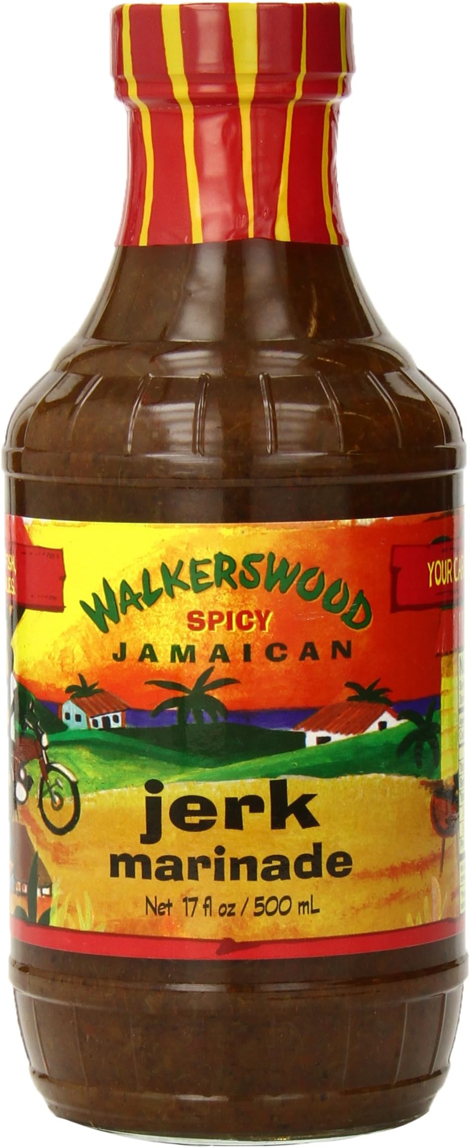 Walkerswood Jerk Marinade,Glass 17 Ounce Jerk Rub