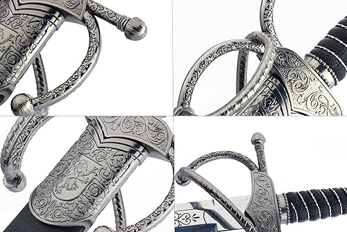 Miniatura 5 de Espada medieval de la Edad Media con vaina a juego